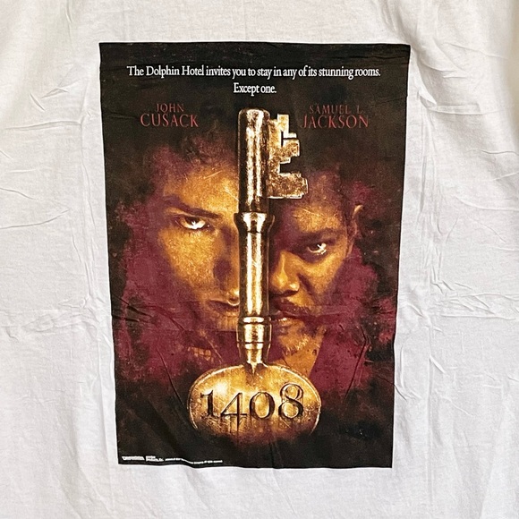NEW Y2K Deadstock Stephen King 1408 Movie Promo T Shirt Adult Large - Picture 5 of 13